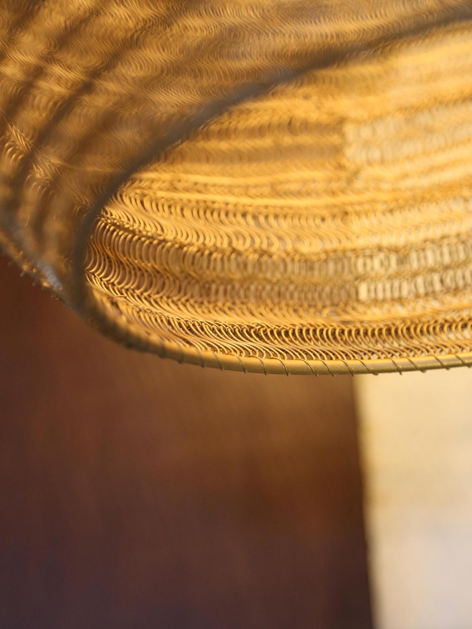 Medium Lena Pendant Lamp - Brass/Black