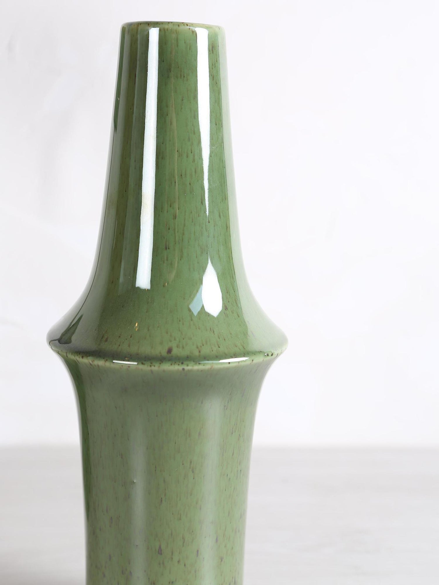 Cashay Dark Green Ceramic Vase - 2 Sizes Available