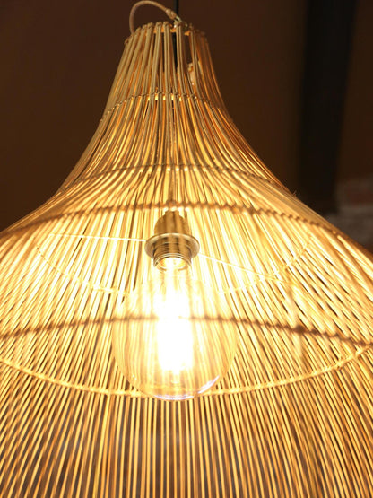 Oversized Hive Rattan Shade