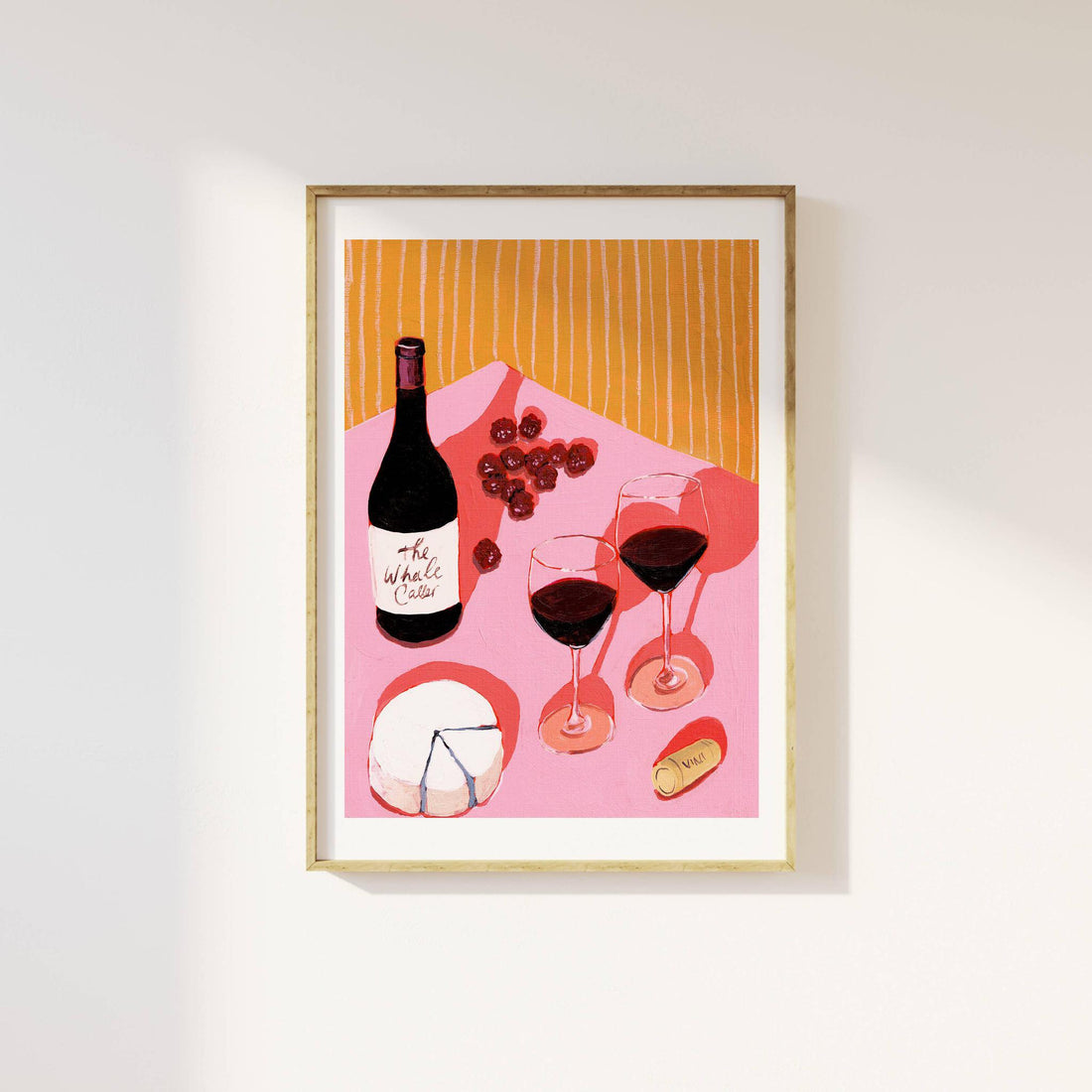 A Very Boozy Brie Night Print