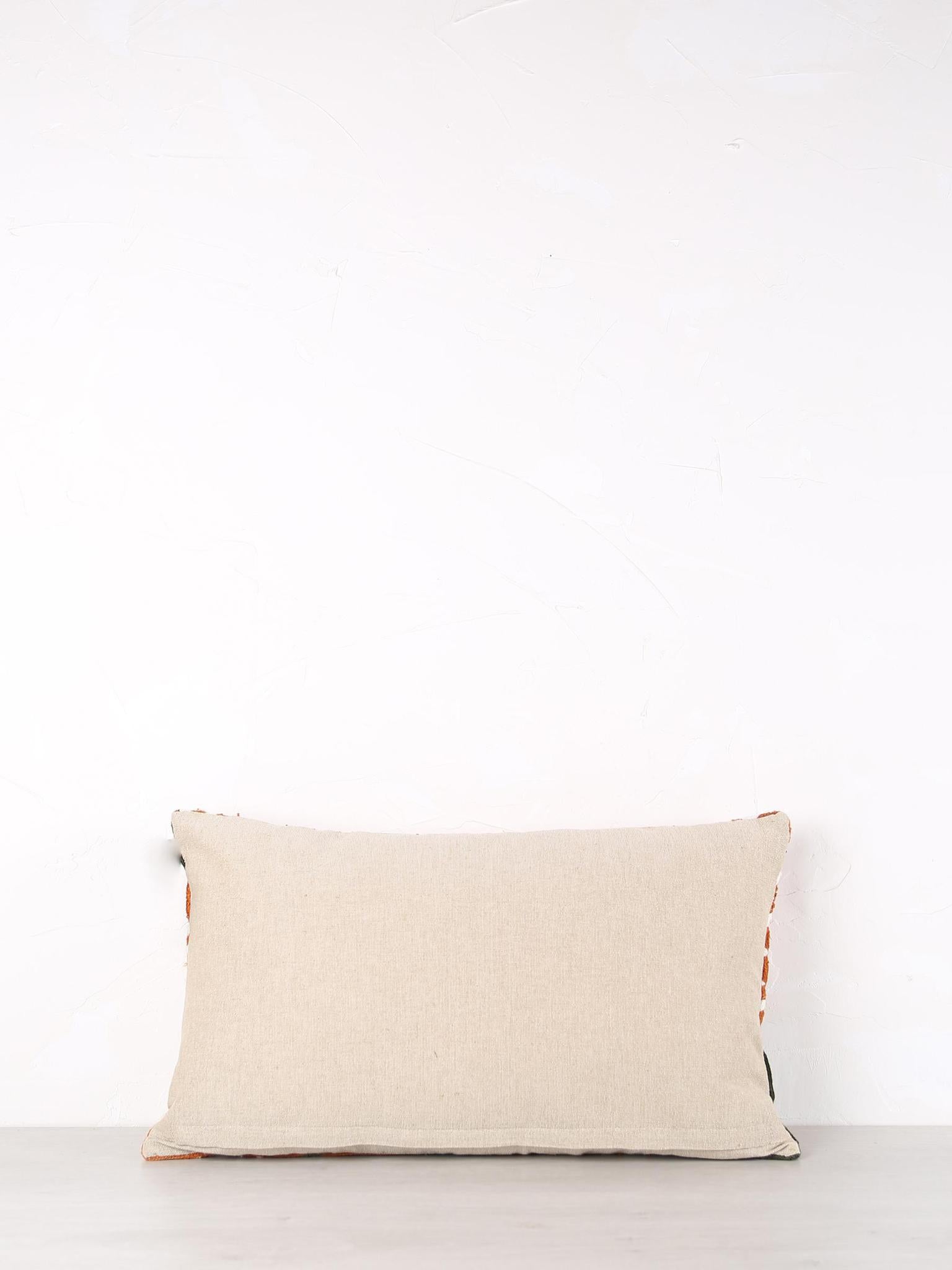 Embroidered Patterned Cushion - Ewan - 3 Colours Available - 30x50cm