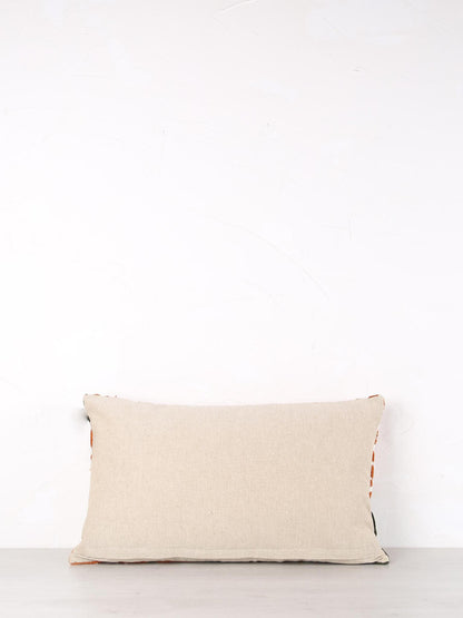 Embroidered Patterned Cushion - Ewan - 3 Colours Available - 30x50cm