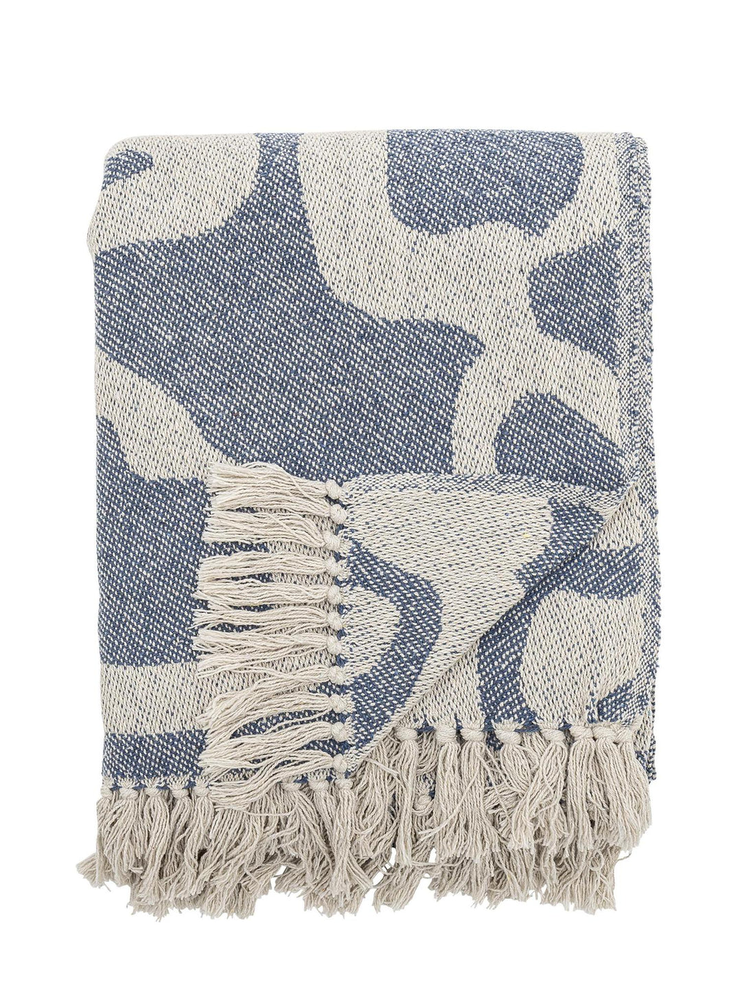 Salobre Recycled Cotton Throw - Blue