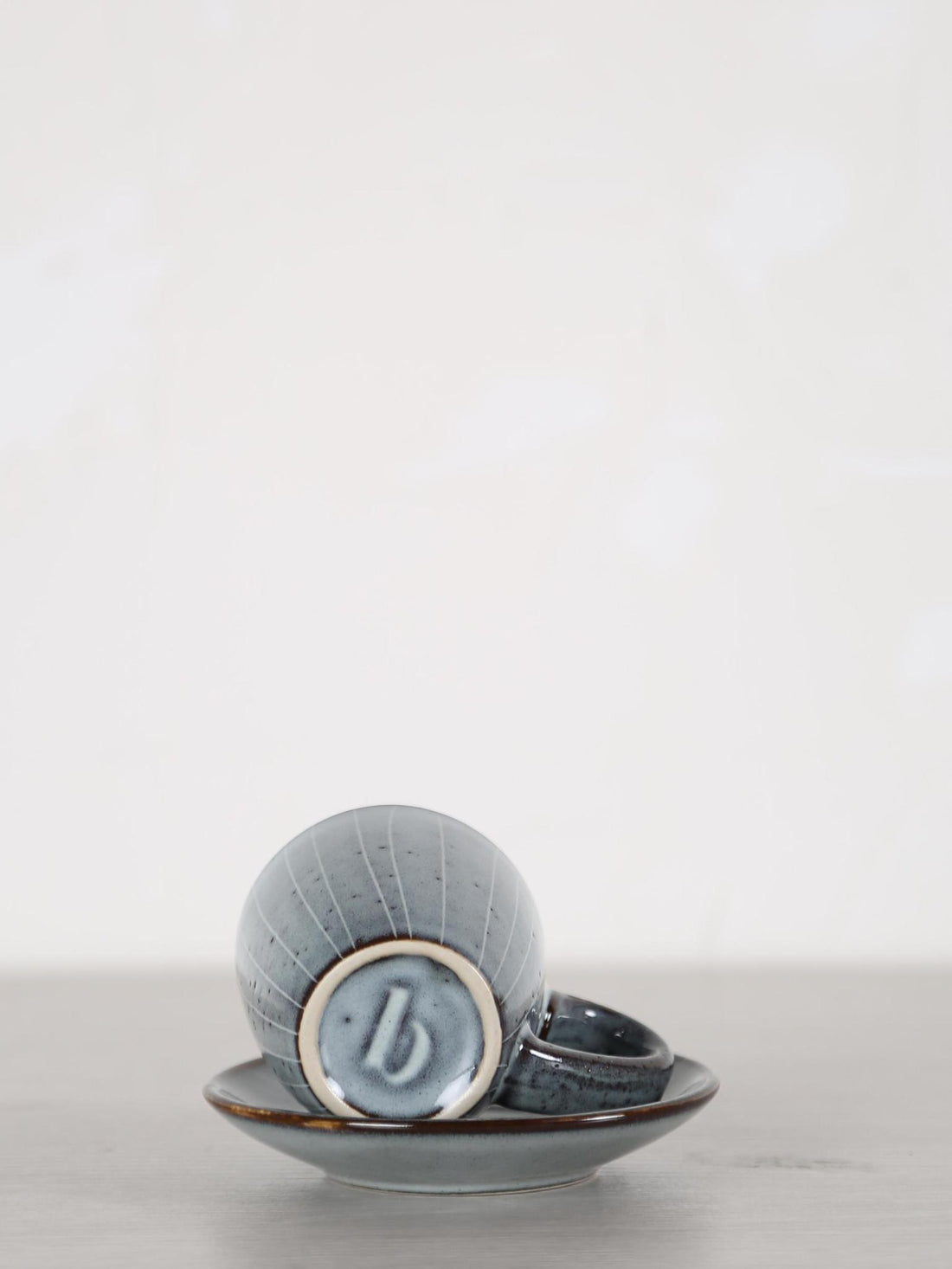 Nordic Sea Stoneware Espresso Cup &amp; Saucer