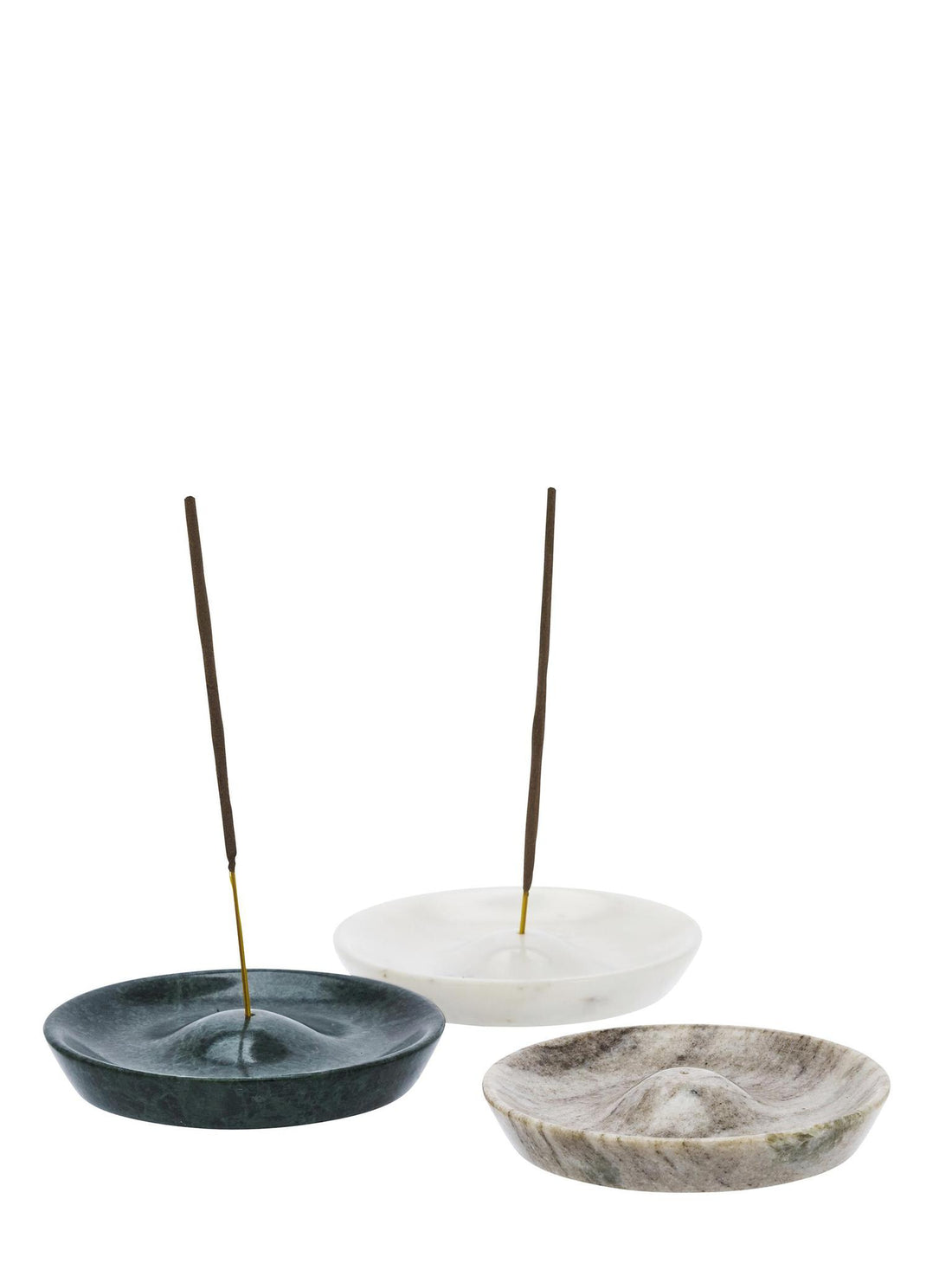Rounded marble Incense Holder