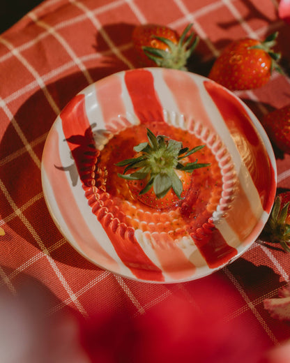 Small Ceramic Garlic Grater Plate - Gift Ready - Sweetheart