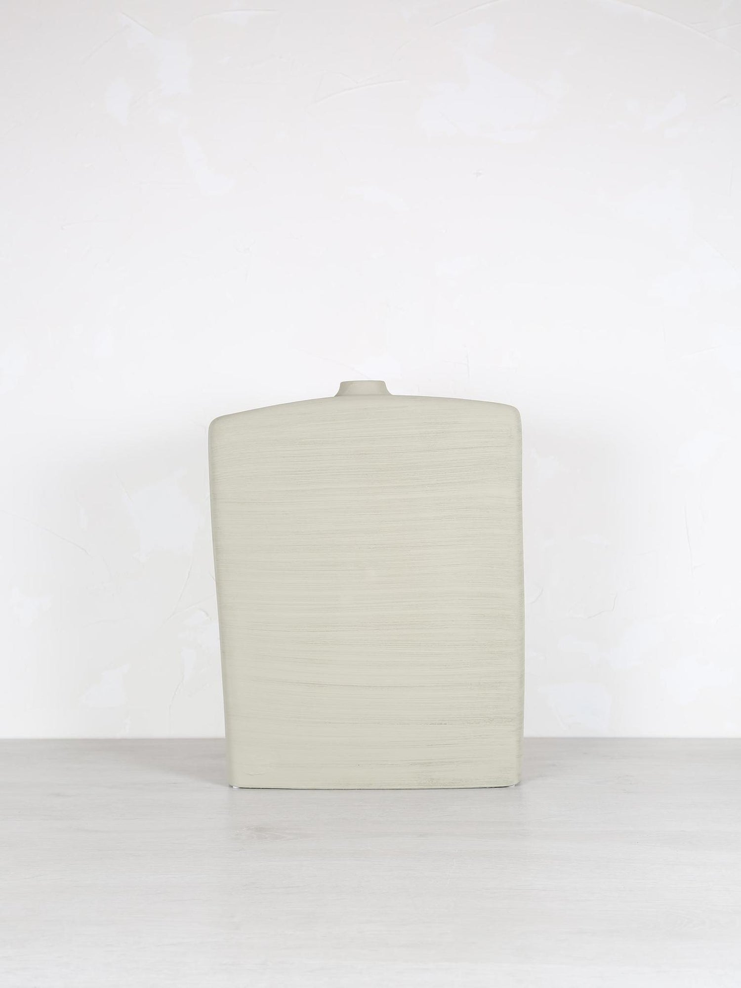 Janettee Rectangle Shaped Vase - Beige