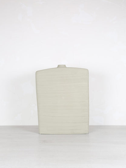 Janettee Rectangle Shaped Vase - Beige