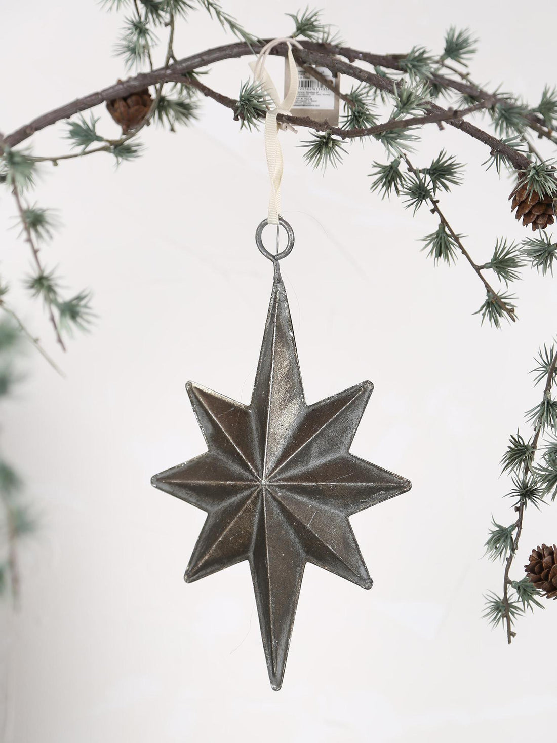 Misella decoration star -Antique Silver