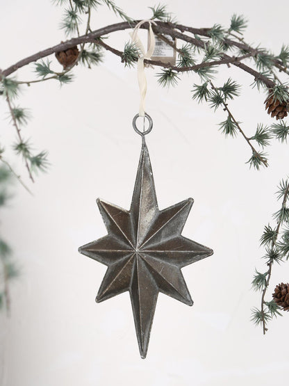 Misella decoration star -Antique Silver