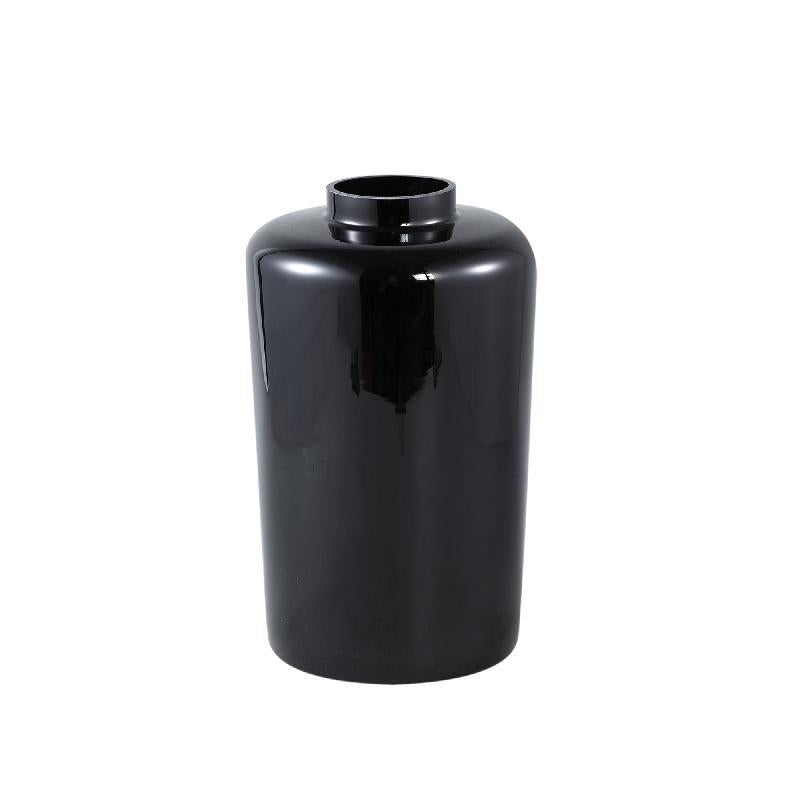 XL Devine Black Glass Vase - 2 Shapes Available