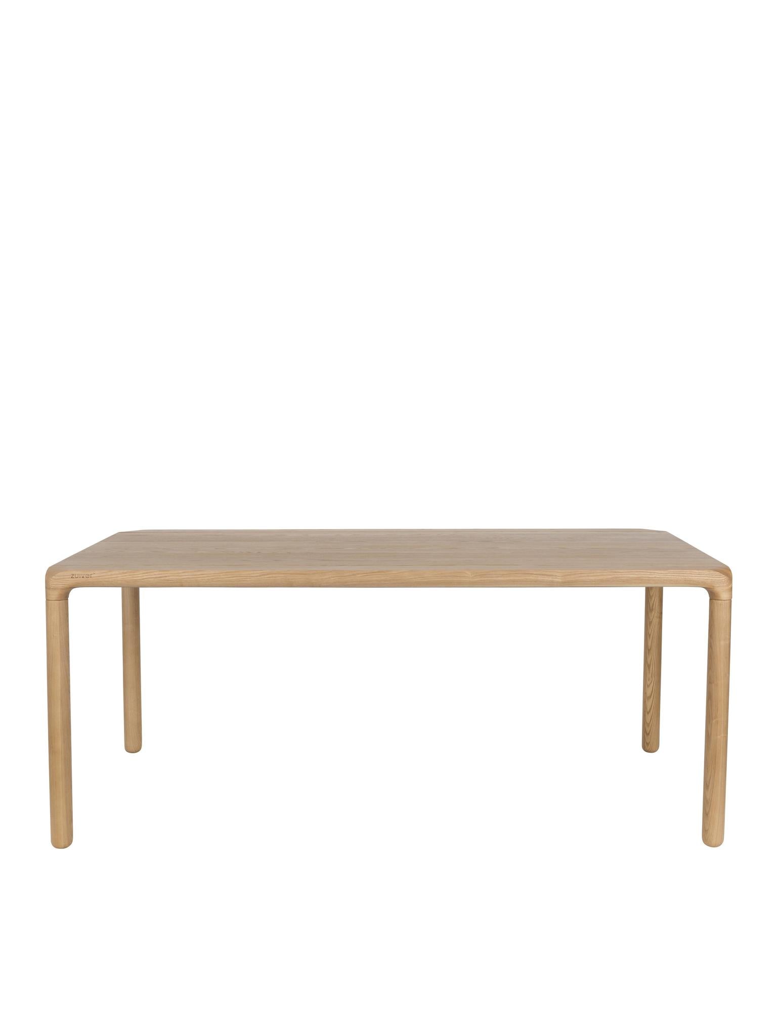Storm Ash Wooden Dining Table - Natural - 3 Sizes Available