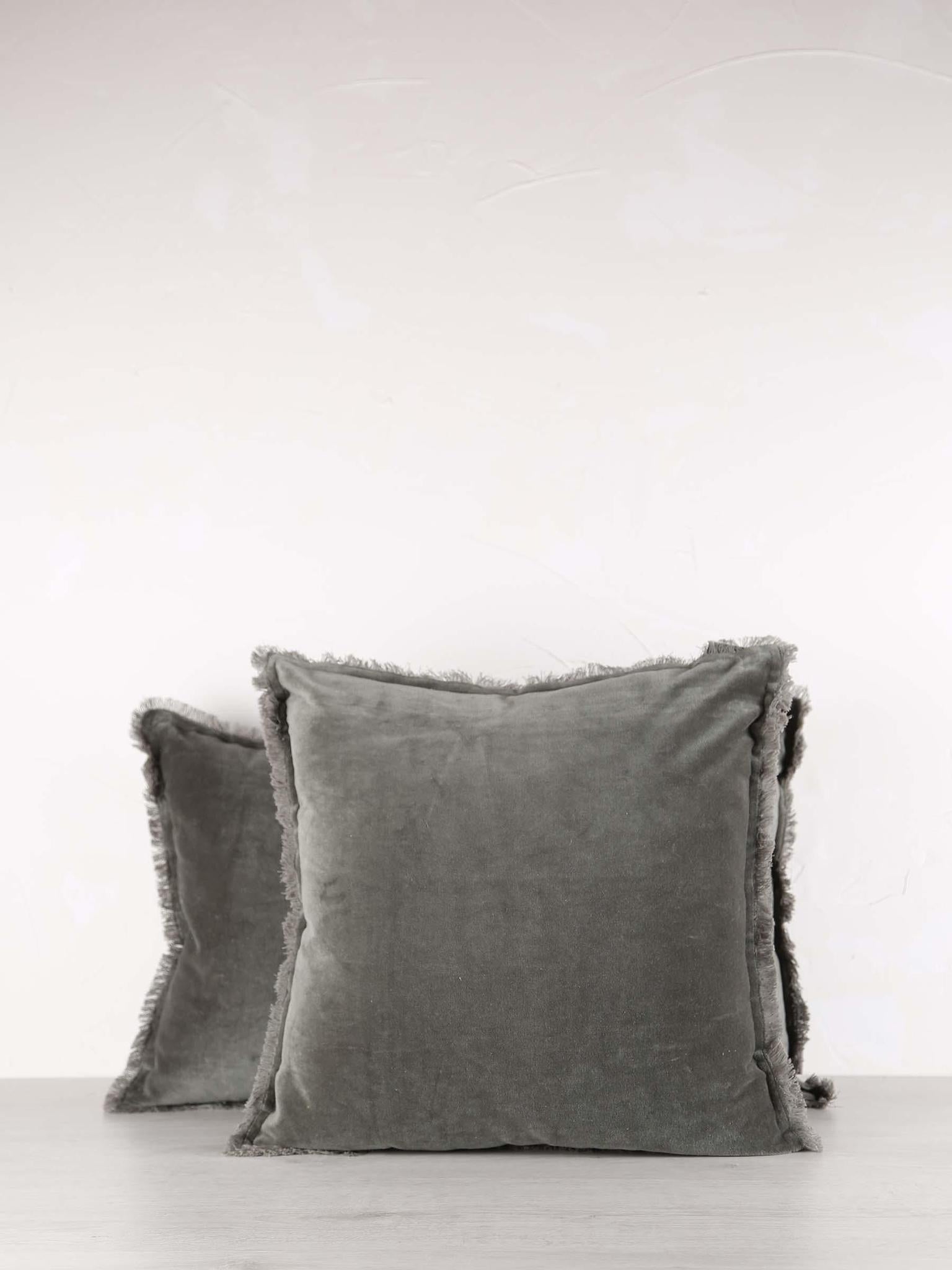 Fara Cushion - Thyme Green - 3 Sizes Available