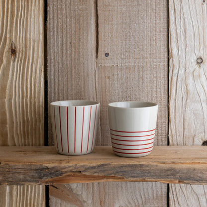 Yarrow Mug - Earth Red - Set Of 2 - 3 Size Options Available