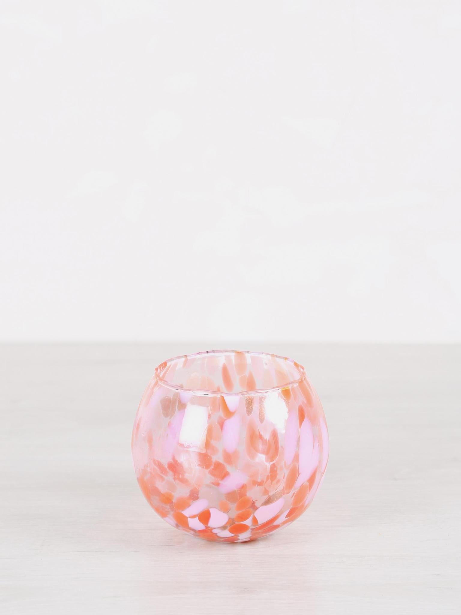 Halleye Round Stormlight Glass Pot - 3 Colours Available