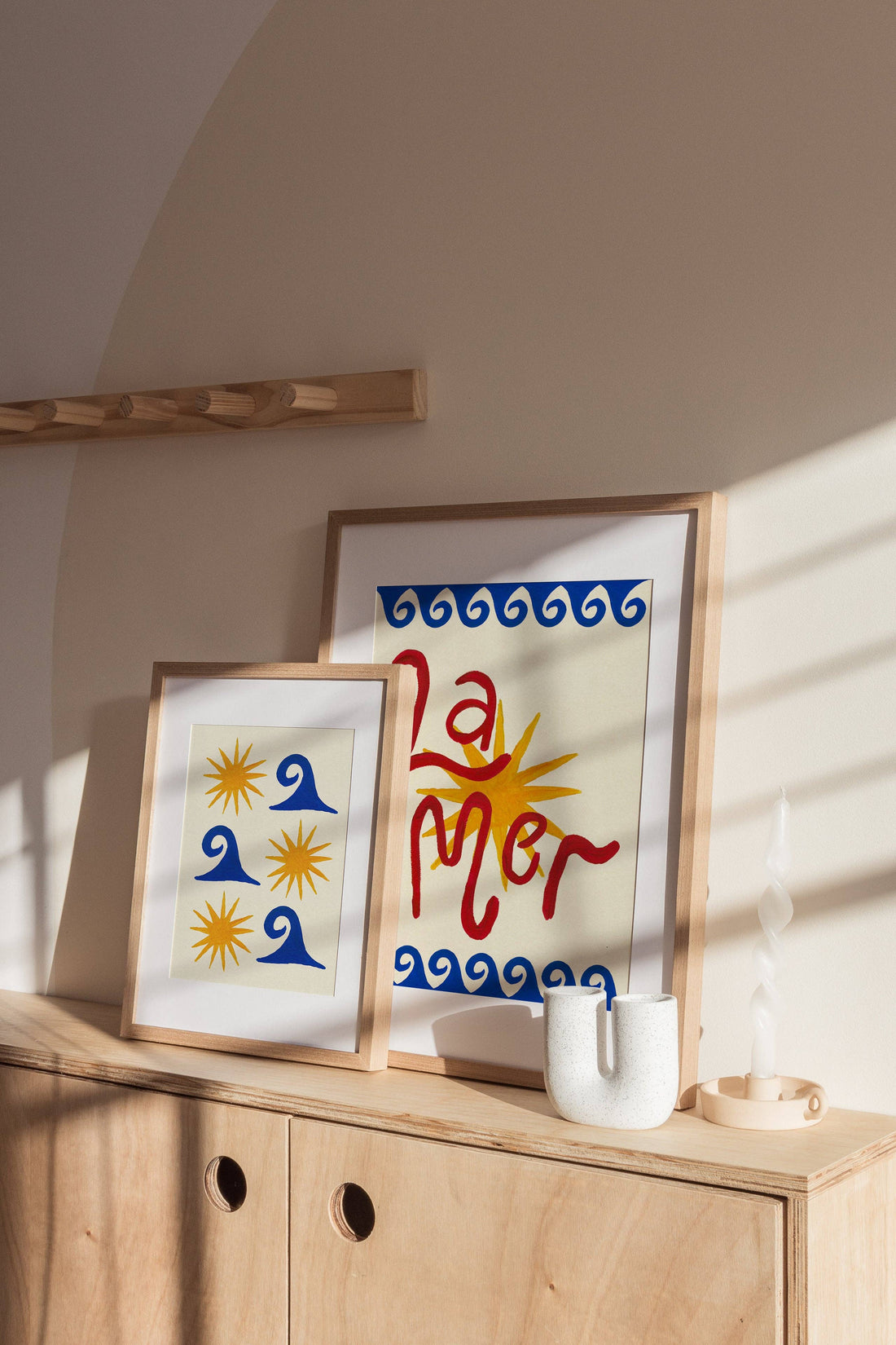 La Mer Hand Painted Print