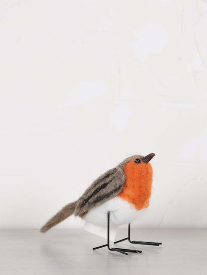 Standing Felt Robin