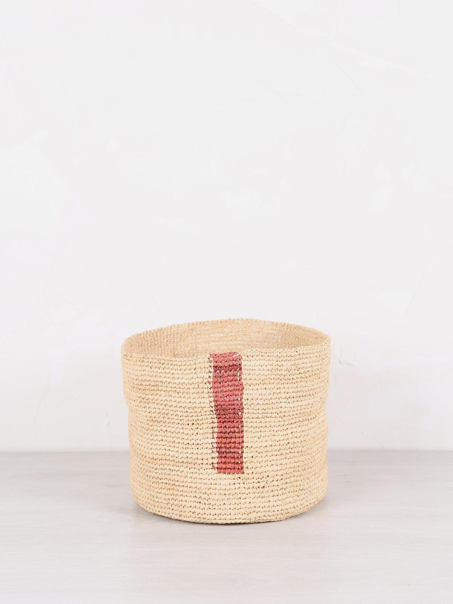 Large Handmade Raffia Basket - 5 patterns available