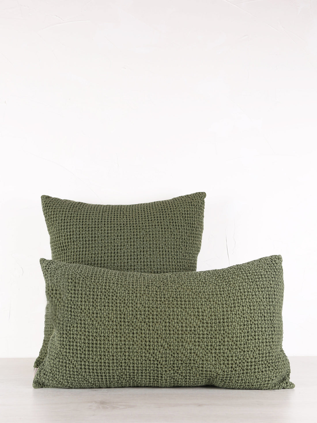 Maia Recycled Cotton Cushion - Eucalyptus - 2 Sizes Available