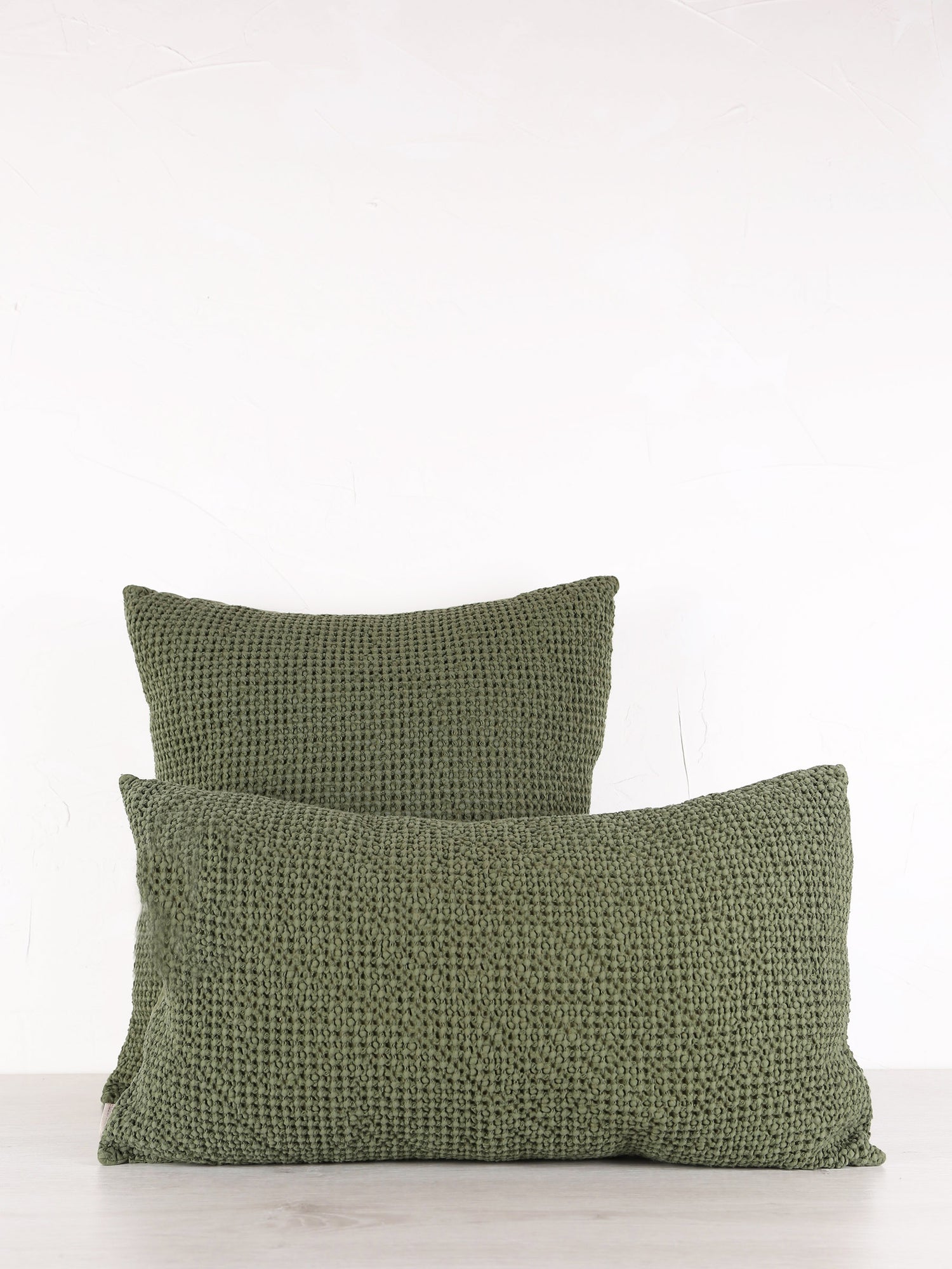 Maia Recycled Cotton Cushion - Eucalyptus - 2 Sizes Available