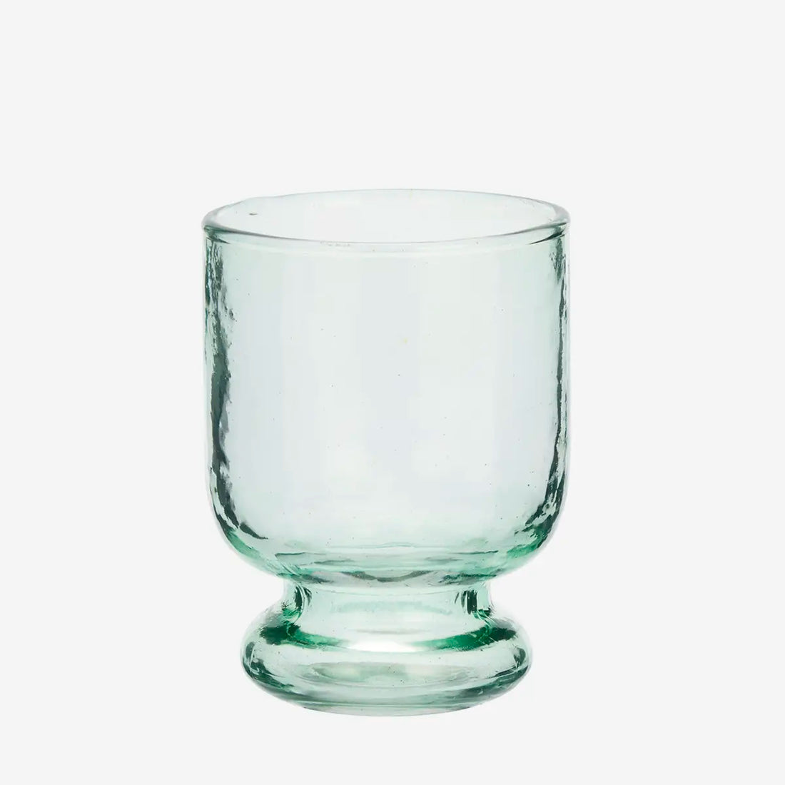 Hammered Drinking Glass