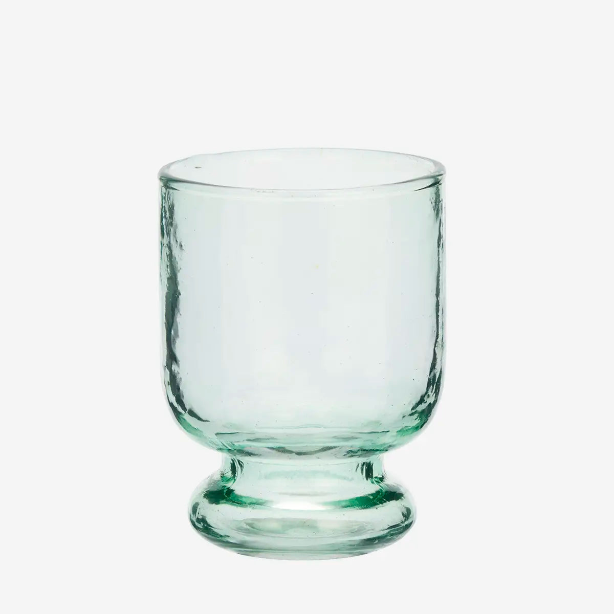 Hammered Drinking Glass