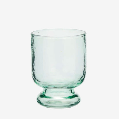Hammered Drinking Glass