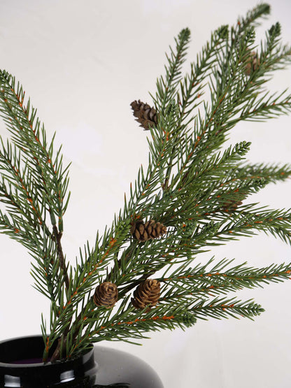 Faux seasonal Pinecone Stem