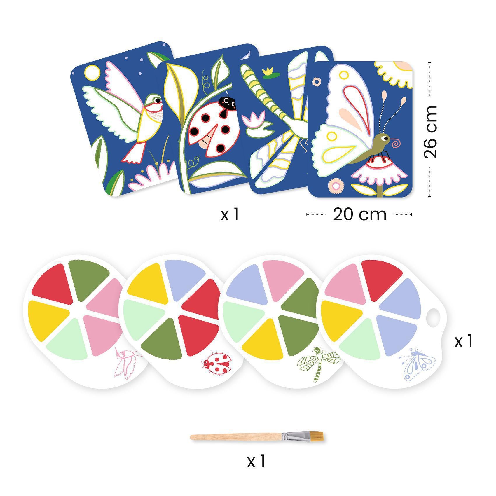 Palette Painting - Creepy Crawlies
