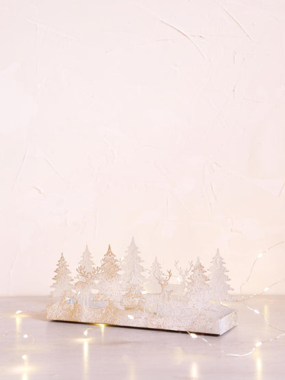Festive Wilderness Candle Holder