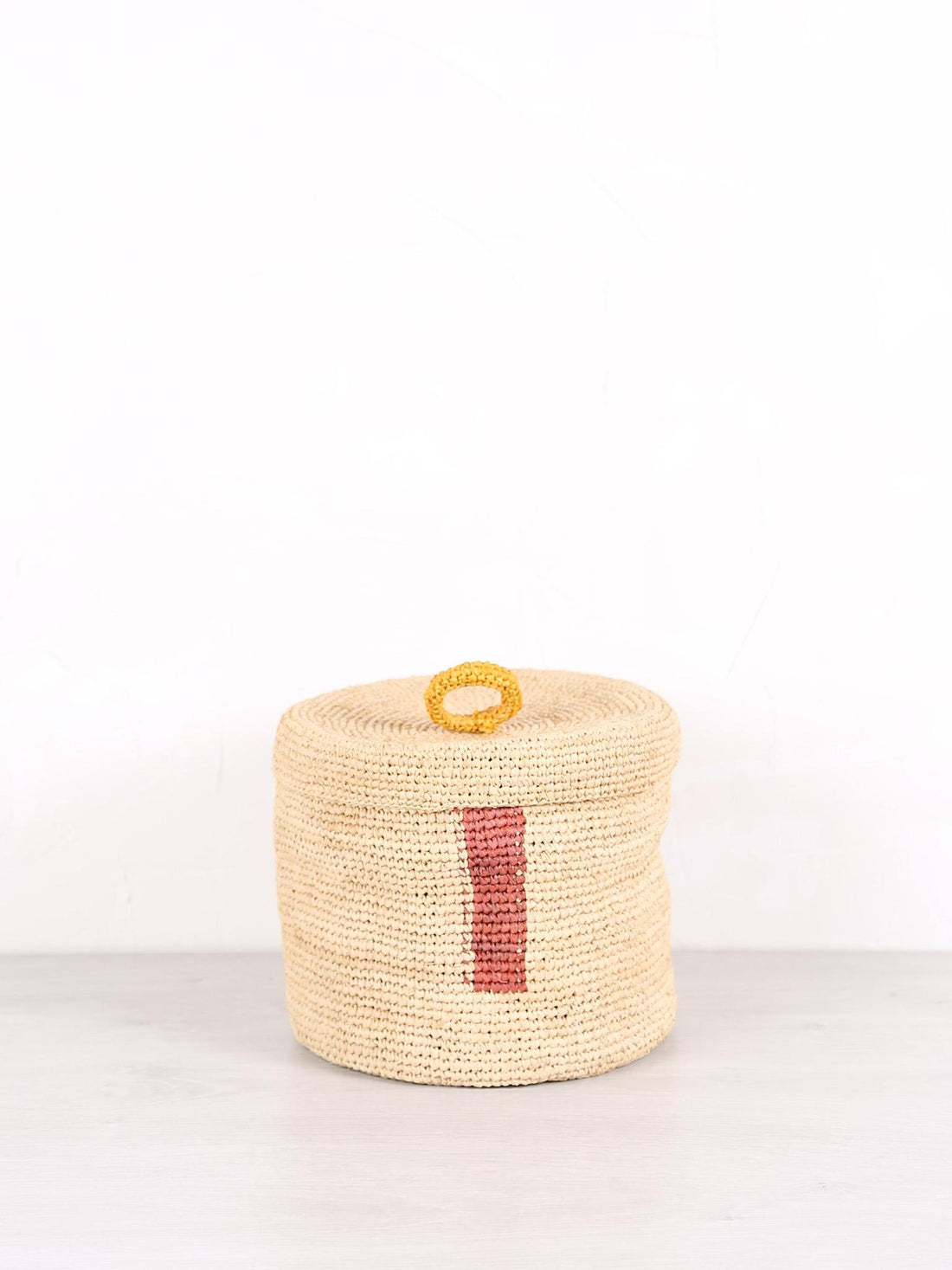 Large Handmade Raffia Basket - 5 patterns available