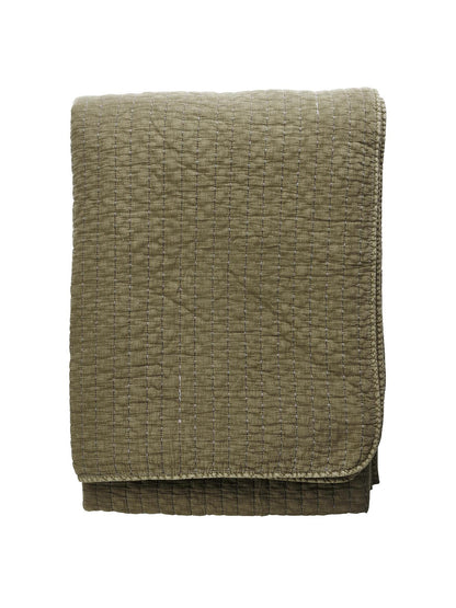 Quilted cotton bed cover - Colour options Available