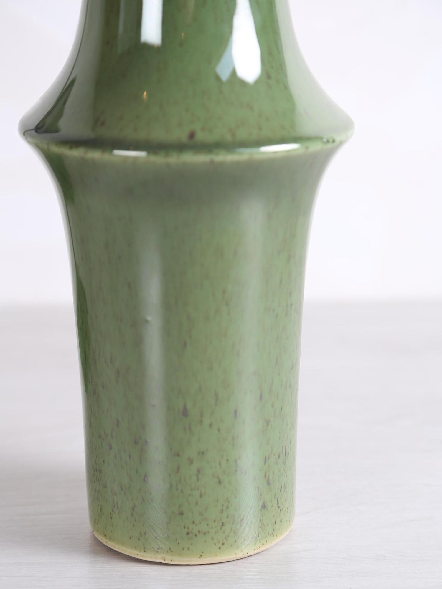 Cashay Dark Green Ceramic Vase - 2 Sizes Available