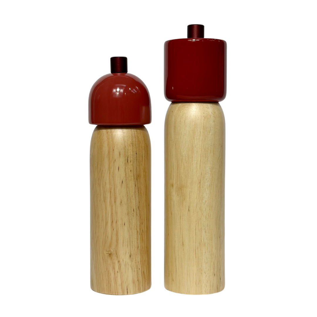 Salt &amp; Pepper Grinder - Red &amp; Red