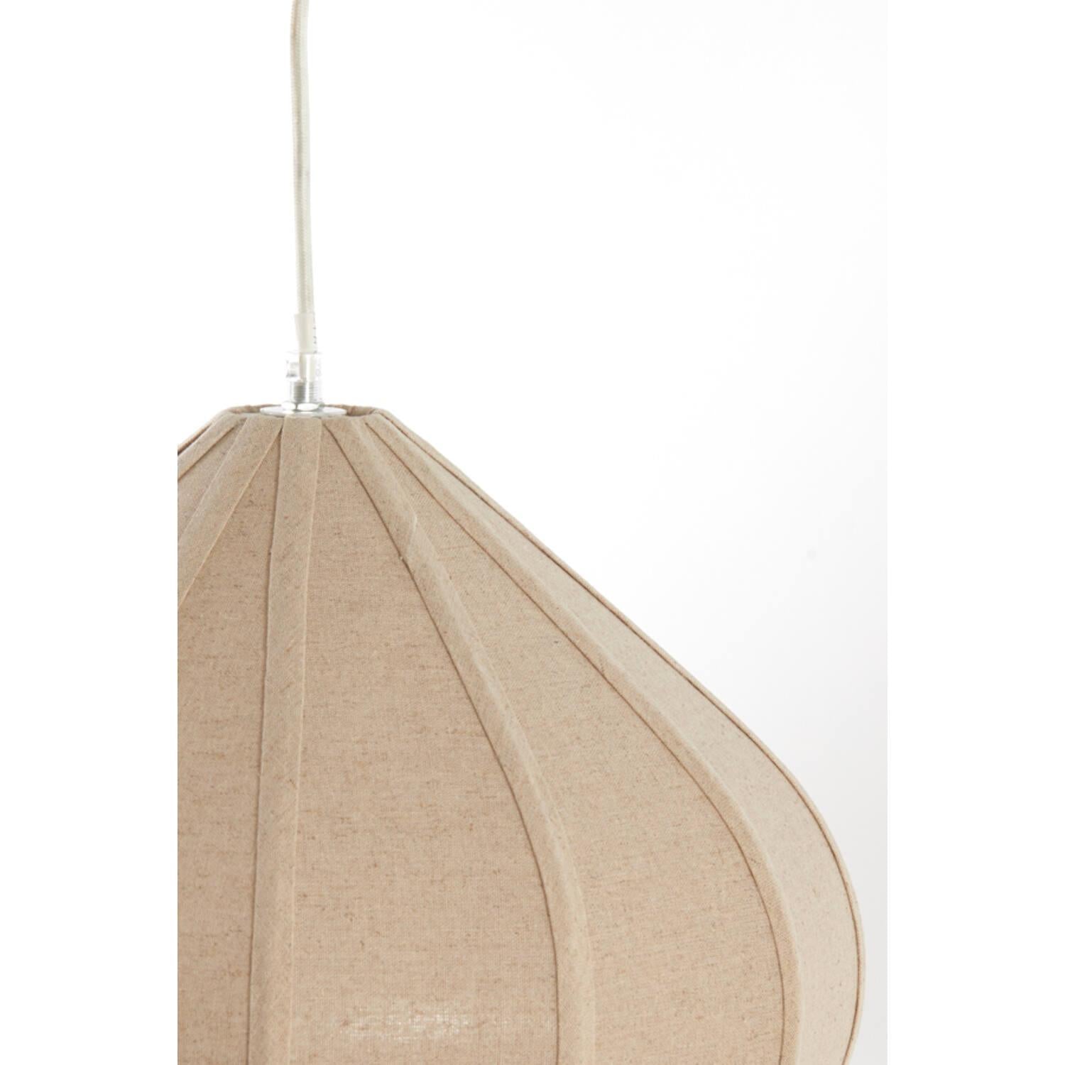 Zubeda Hanging lamp - linen natural