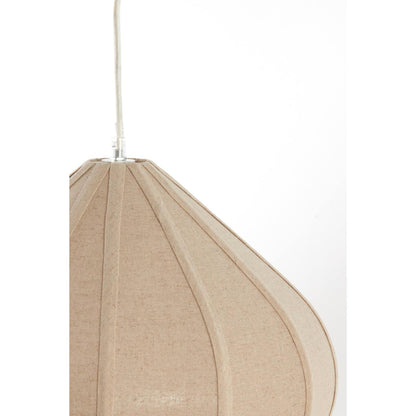 Zubeda Hanging lamp - linen natural
