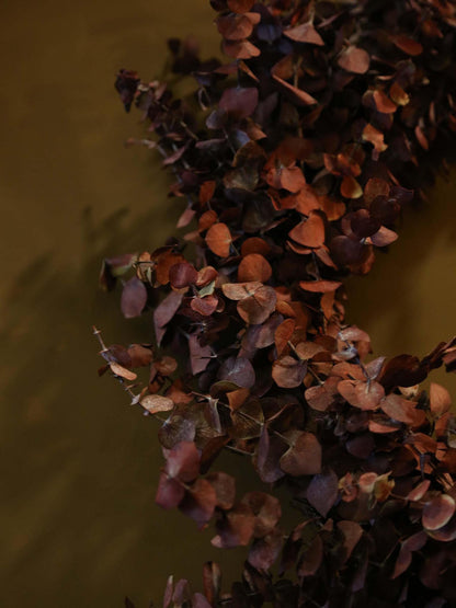 Marille wreath - Ruffled Red