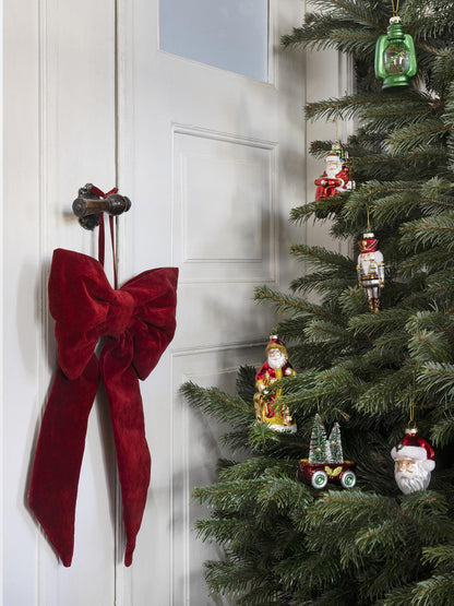 Red Velvet Hanging Bow