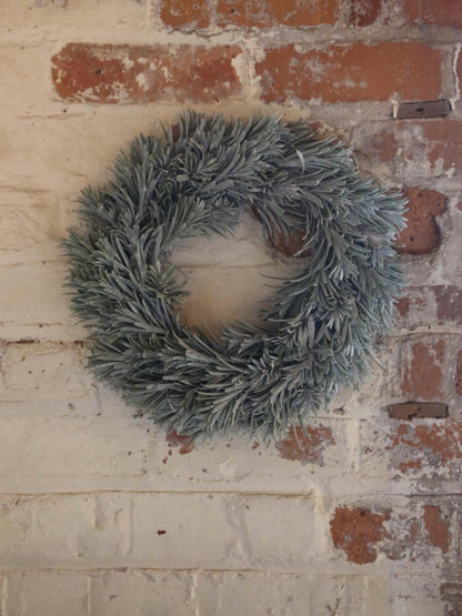 Vintia wreath - 40X40X8 cm - Shaded Green &amp; Off White