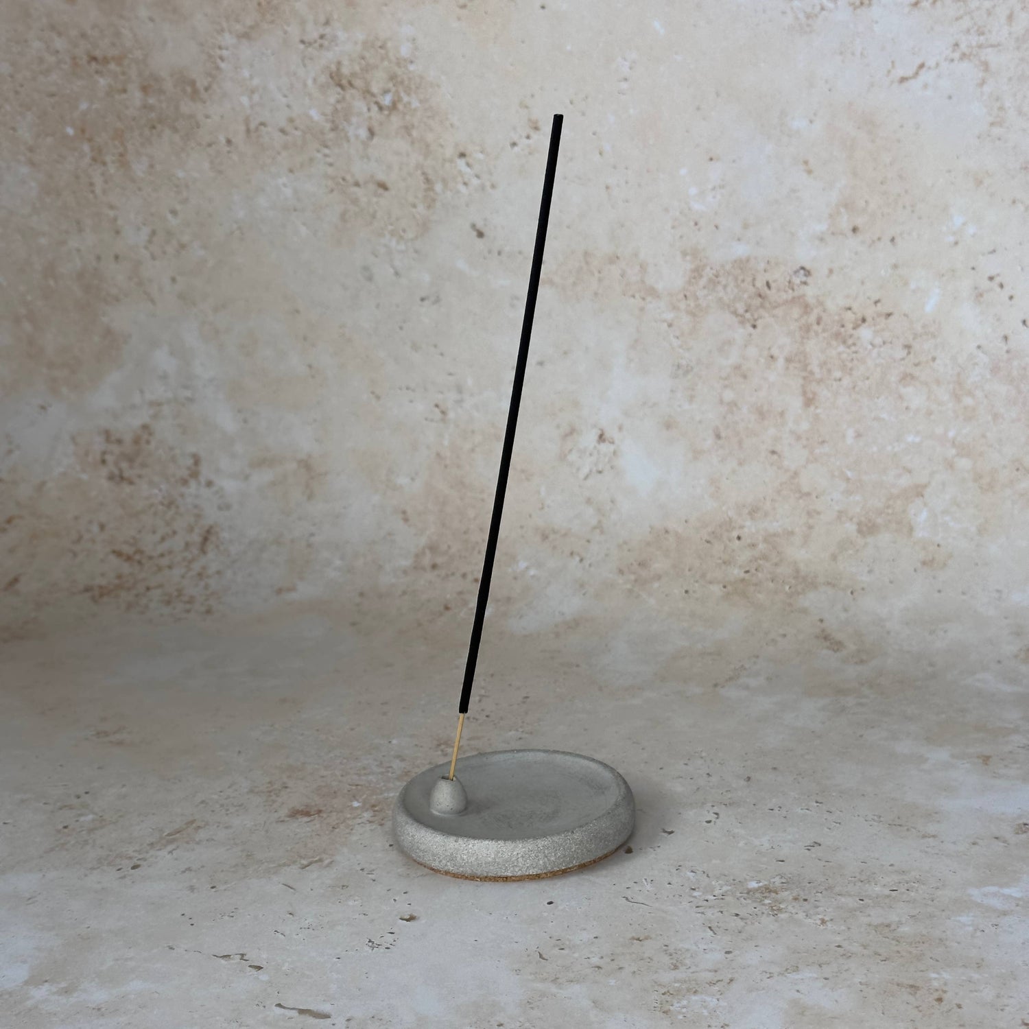 ZenRound Concrete Incense Holder