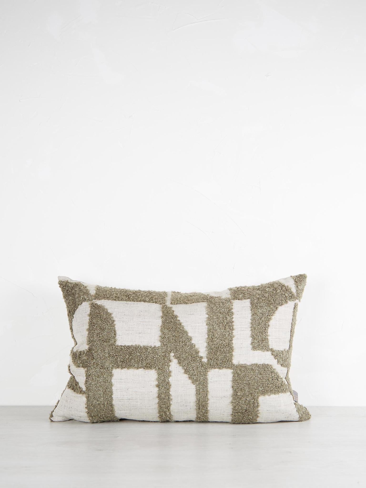 Lila Cushion - Green -3 Sizes Available