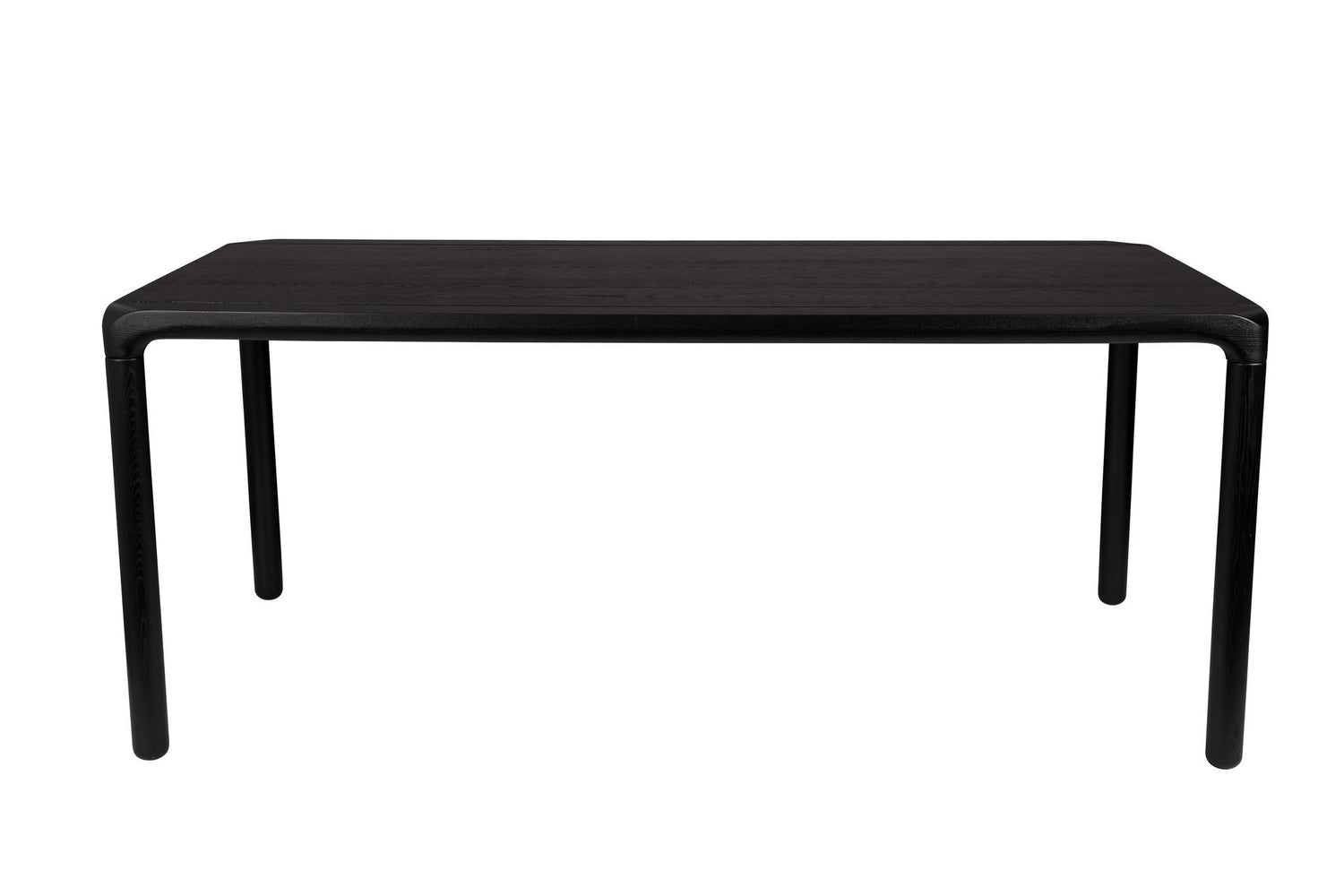 Storm Ash Wooden Dining Table - Black - 3 Sizes Available