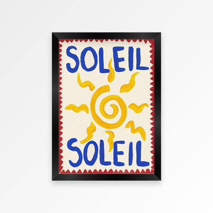 &quot;Soleil&quot; Hand Painted Print