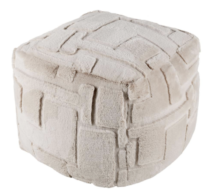 Tovi Geometric Textured Bean Cube