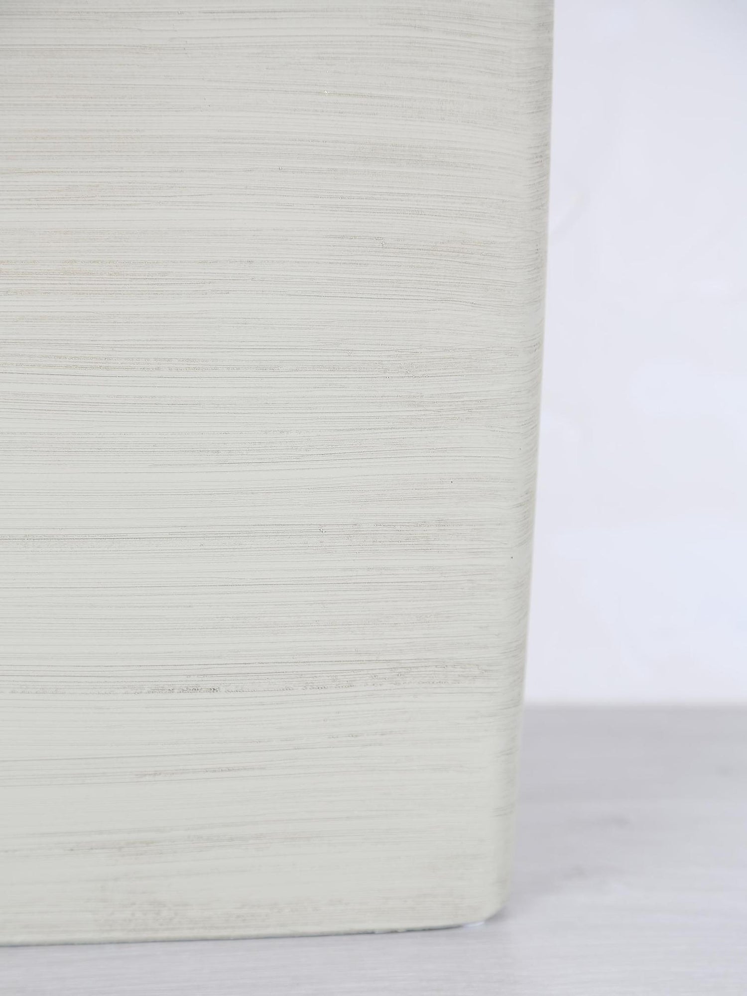 Janettee Rectangle Shaped Vase - Beige