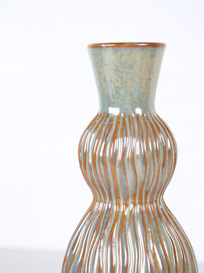 Oswald Blue Ceramic Detailed pot