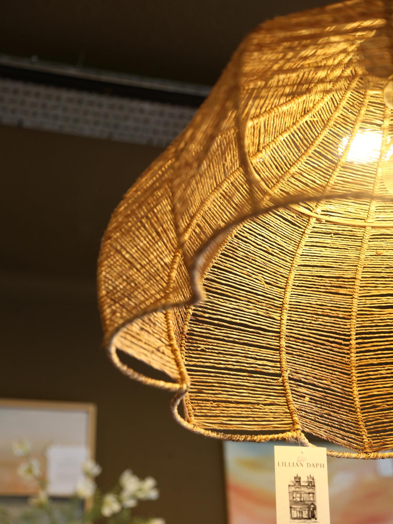 Tonoda Hanging Lamp in Natural Jute - 2 Sizes Available