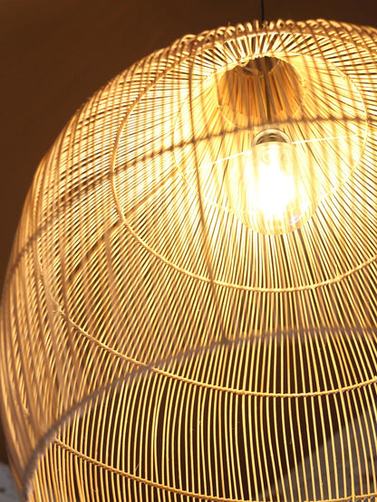 Oversized Hive Rattan Shade