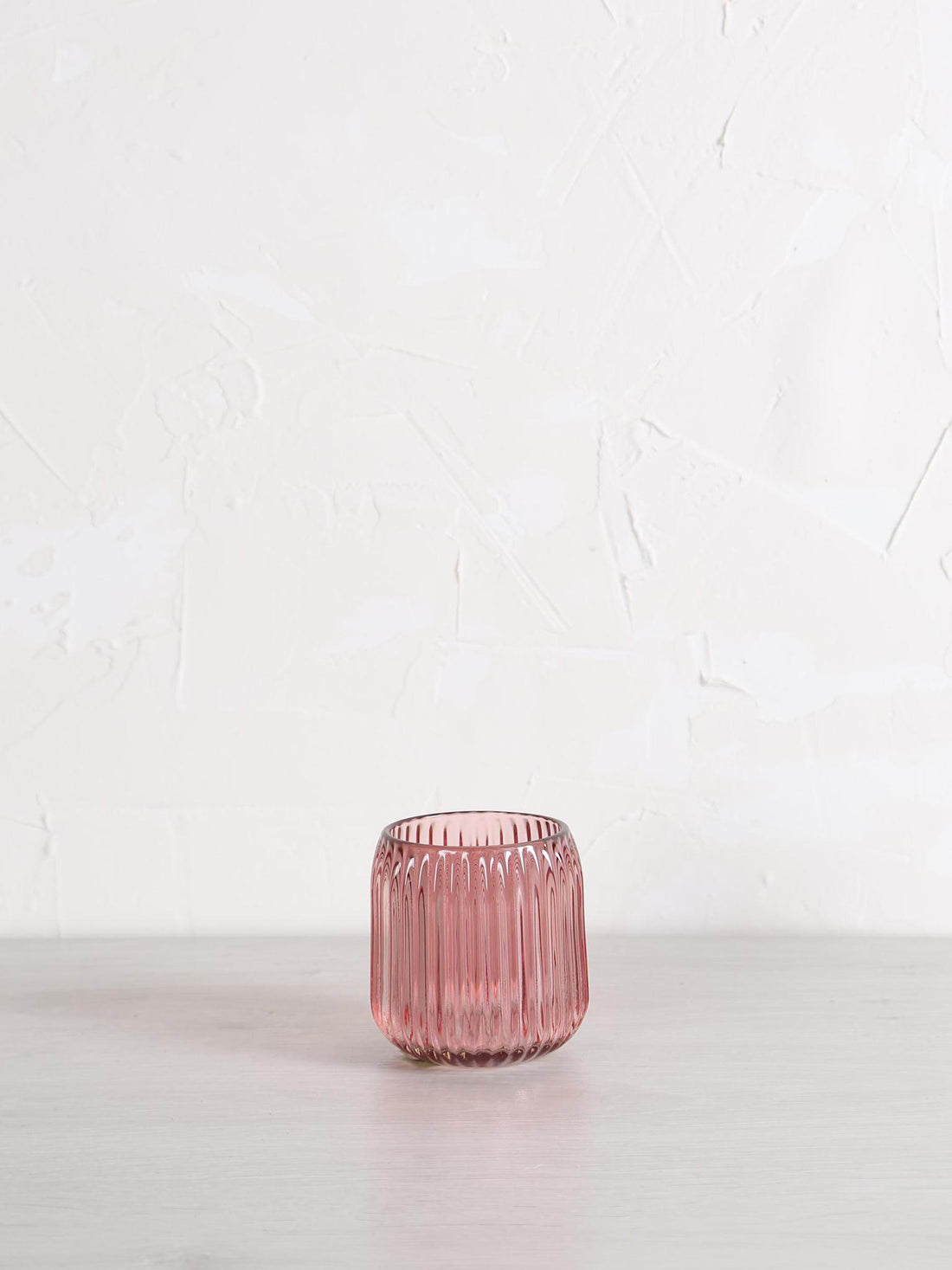 Amarens Round Glass Tealight Holder - 4 Colours Available