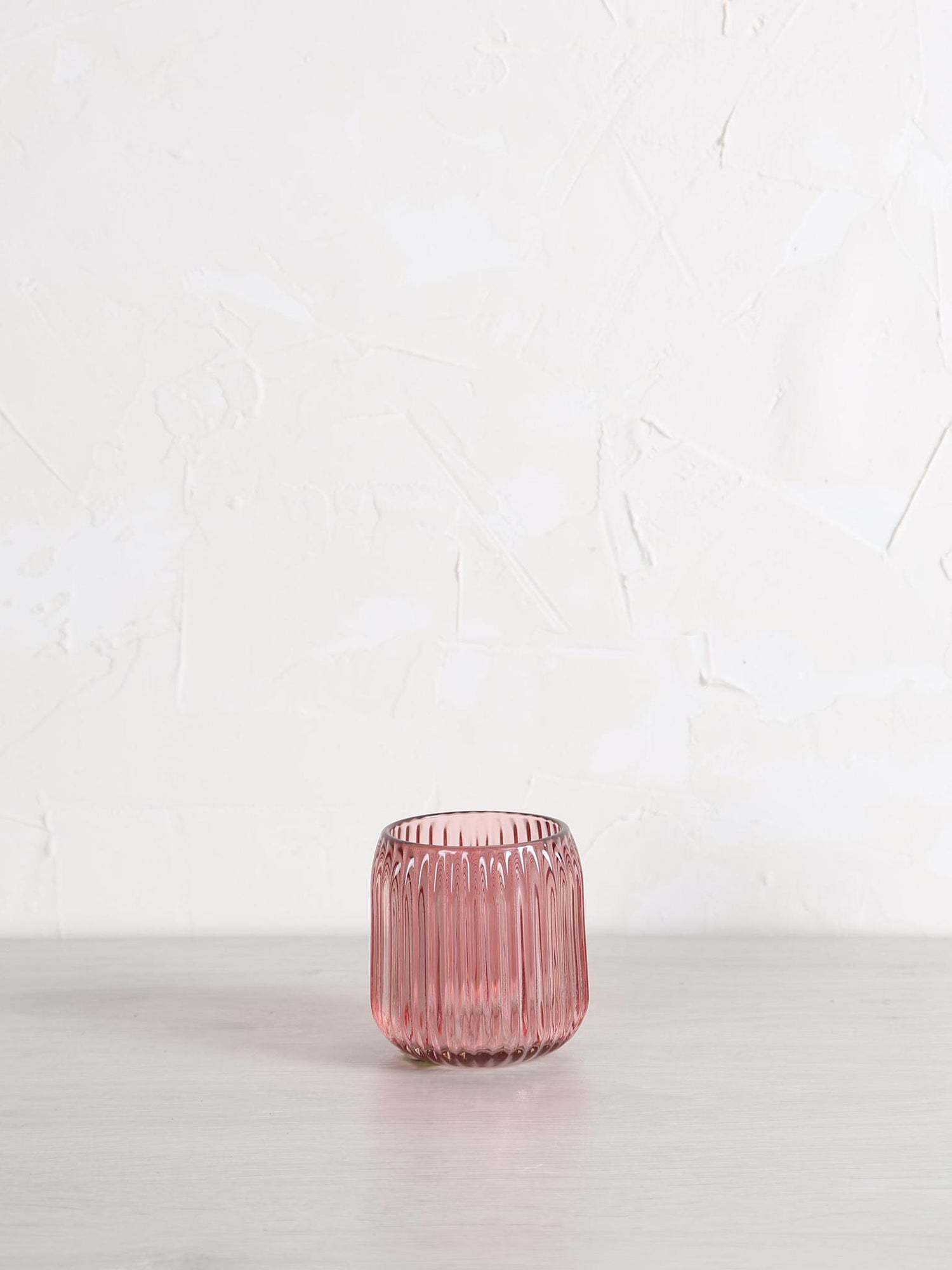 Amarens Round Glass Tealight Holder - 4 Colours Available